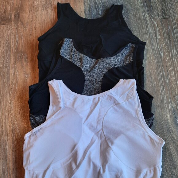 3 Large Padded Sports Bras - Picture 2 of 10